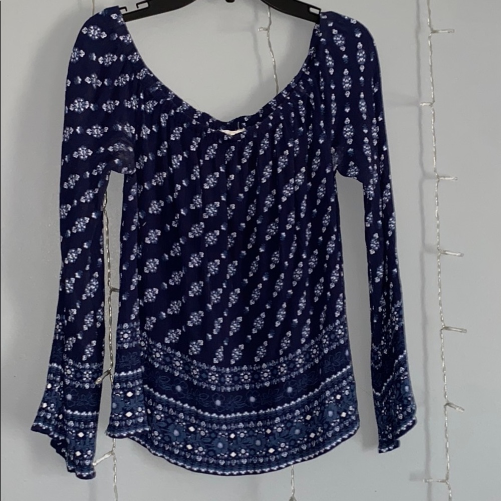 Off the shoulder shirt